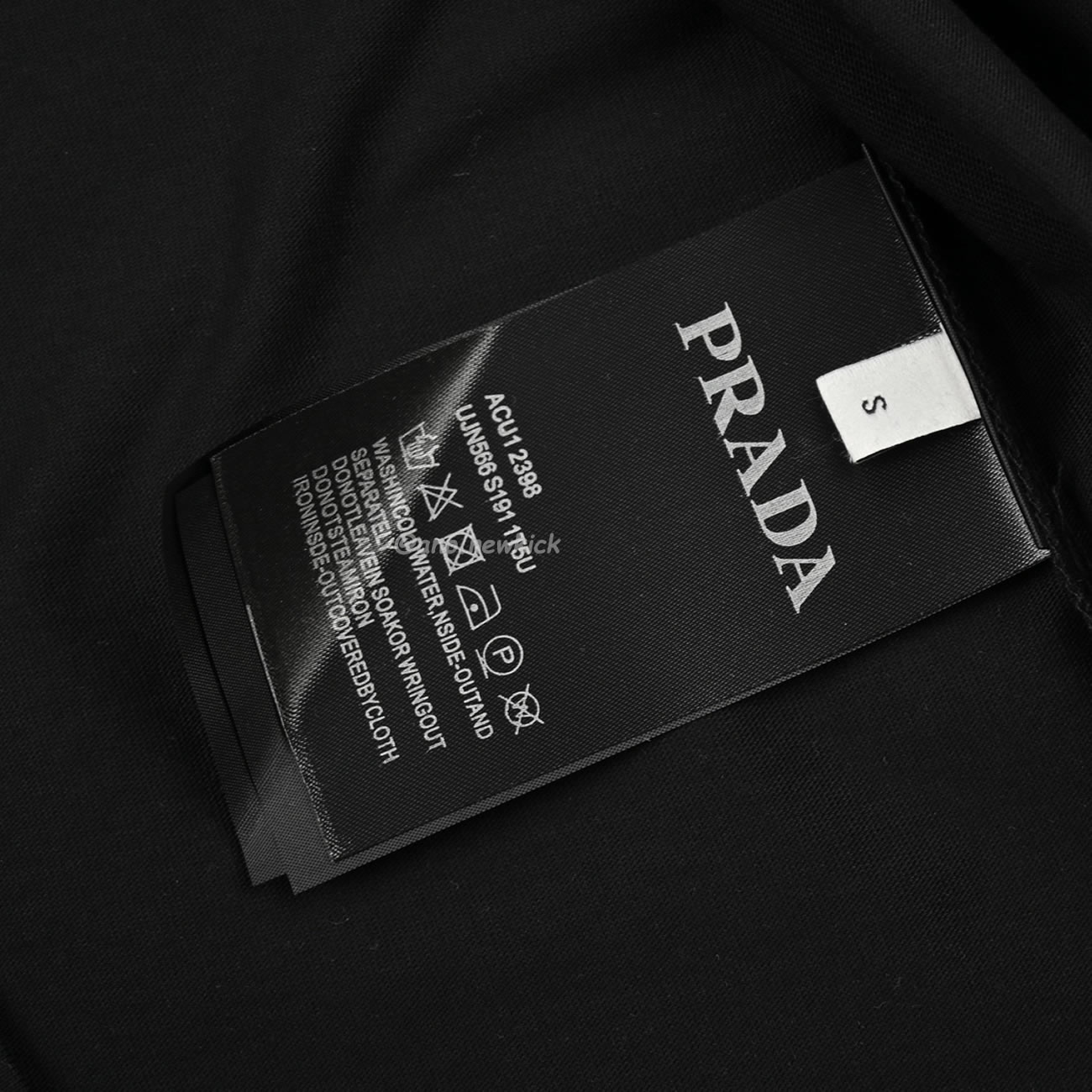 Prada 24ss 3d Toothbrush Embroidered Short Sleeves T Shirt (11) - www.newkick.vip